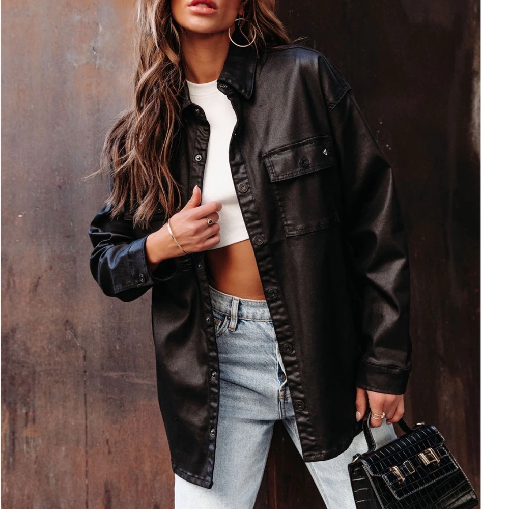 VICI Black Shacket